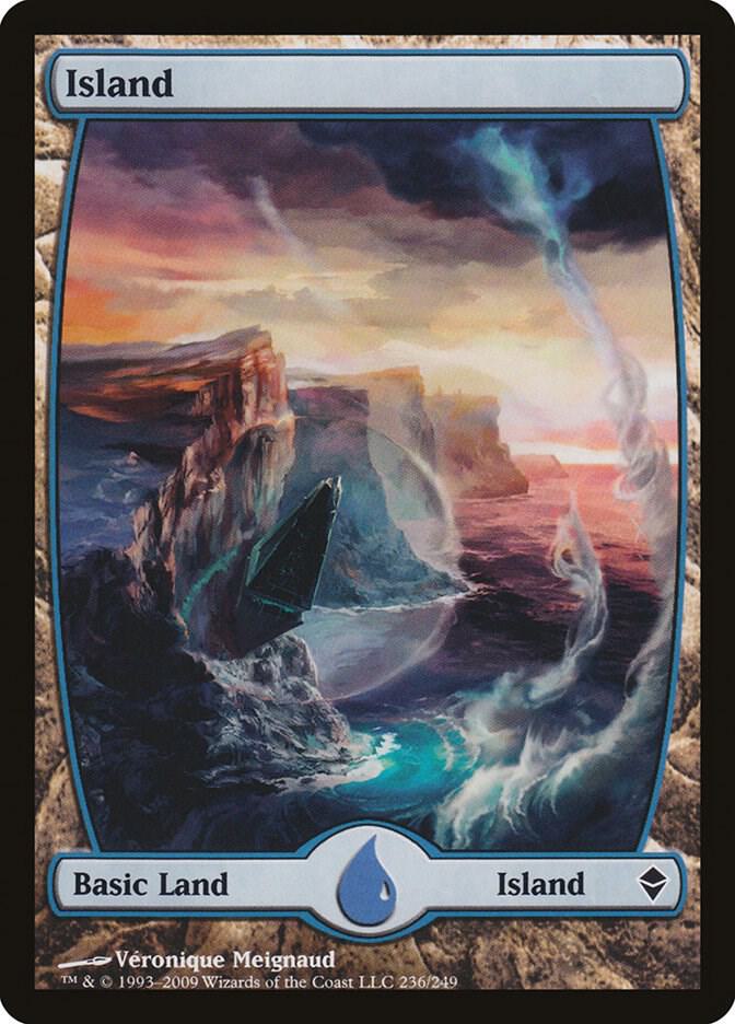 Island (236) - Full Art - Zendikar - Magic: The Gathering
