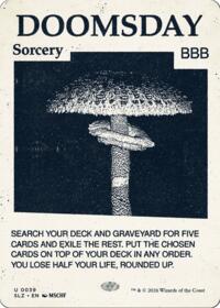 Doomsday (0039) - Magic: The Gathering Secret Lair x MSCHF: The Zeta Set trading card