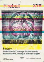 レア共生 ⚜️マカバスター⚜️ ローズクォーツ　ゴールデンヒーラー ファイヤー Fireball (0299) - Secret Lair x MSCHF: The Zeta Set - Magic: The