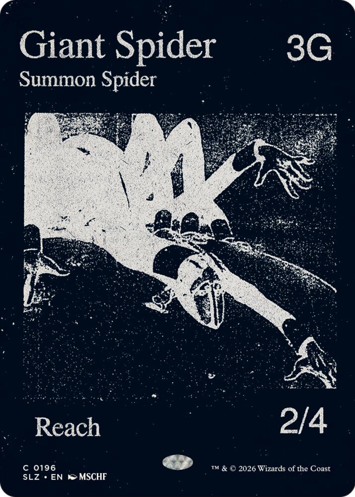 Giant Spider (0196) - Secret Lair x MSCHF: The Zeta Set - Magic