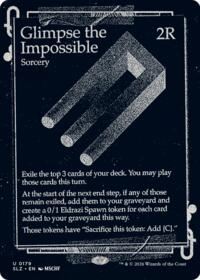 Glimpse the Impossible