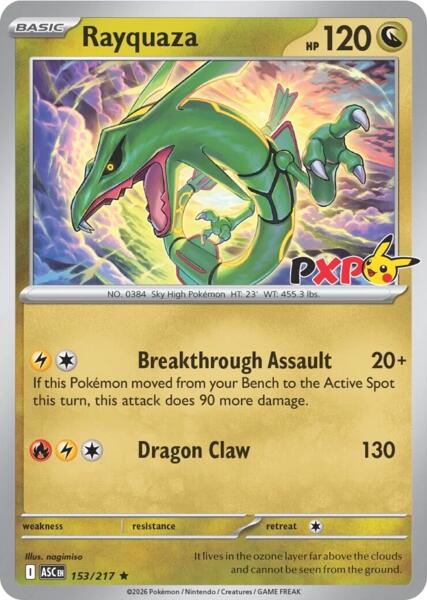 Rayquaza - 153/217 (Cosmos Holo)