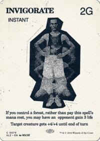 Invigorate (0079) - Magic: The Gathering Secret Lair x MSCHF: The Zeta Set trading card