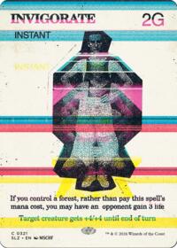 Invigorate (0321) - Magic: The Gathering Secret Lair x MSCHF: The Zeta Set trading card