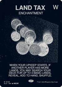 Land Tax (0126) - Magic: The Gathering Secret Lair x MSCHF: The Zeta Set trading card