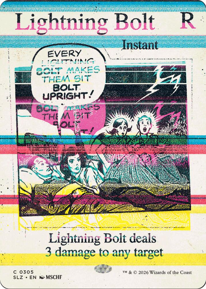 Lightning Bolt (0305) - Secret Lair x MSCHF: The Zeta Set - Magic
