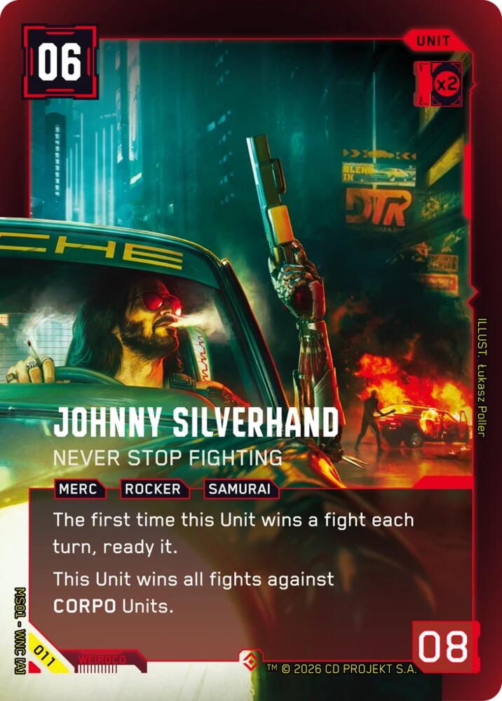 Johnny Silverhand - Never Stop Fighting (Epic) - Welcome to Night