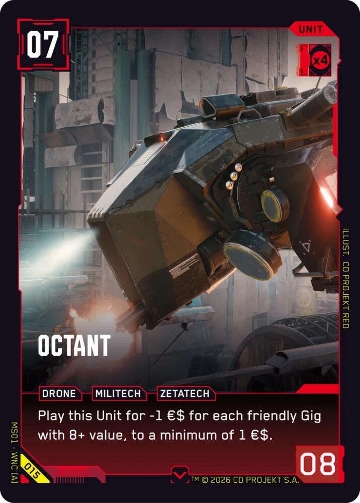 Octant (Welcome to Night City - Retail) — Cyberpunk TCG card