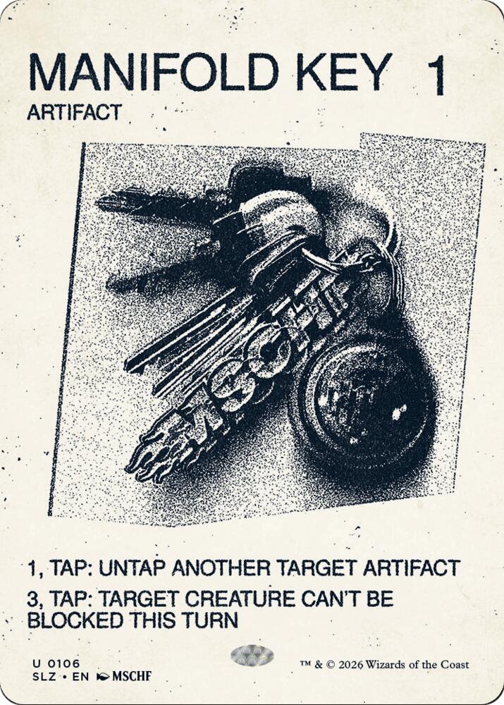 Manifold Key (0106) - Secret Lair x MSCHF: The Zeta Set - Magic