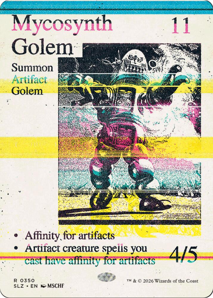 Mycosynth Golem (0350) - Secret Lair x MSCHF: The Zeta Set - Magic