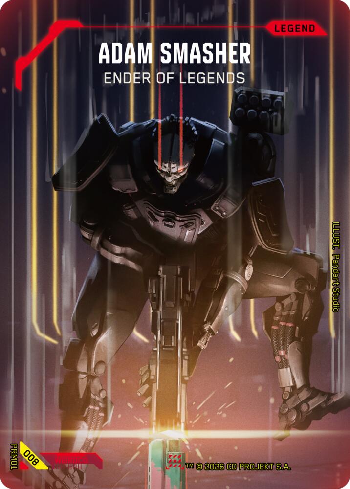 Adam Smasher - Ender of Legends (Set 1 Promos) — Cyberpunk TCG card