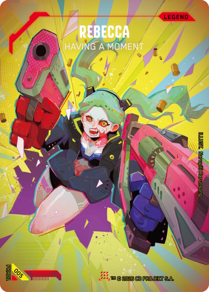 Rebecca - Having A Moment (Set 1 Promos) — Cyberpunk TCG card