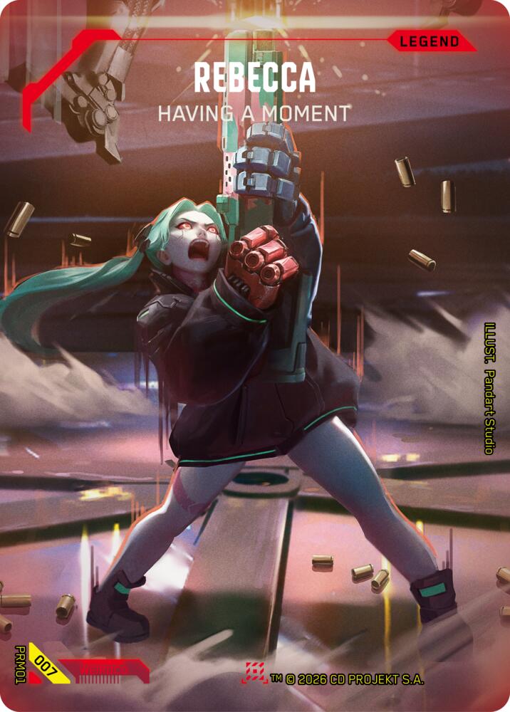 Rebecca - Having A Moment (007) (Set 1 Promos) — Cyberpunk TCG card