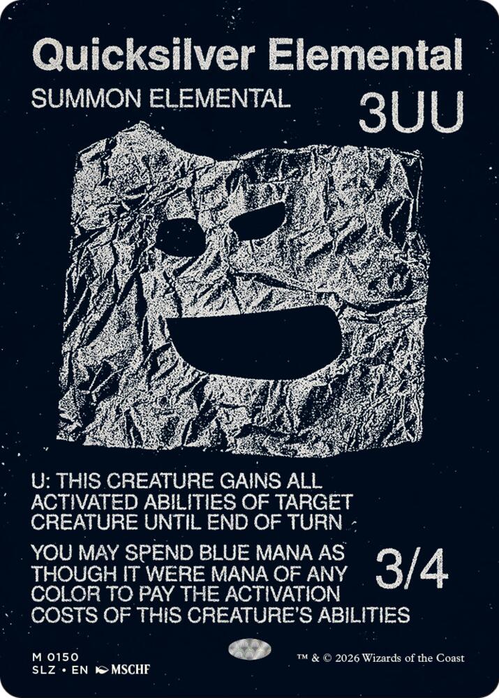 Quicksilver Elemental (0150) - Secret Lair x MSCHF: The Zeta Set