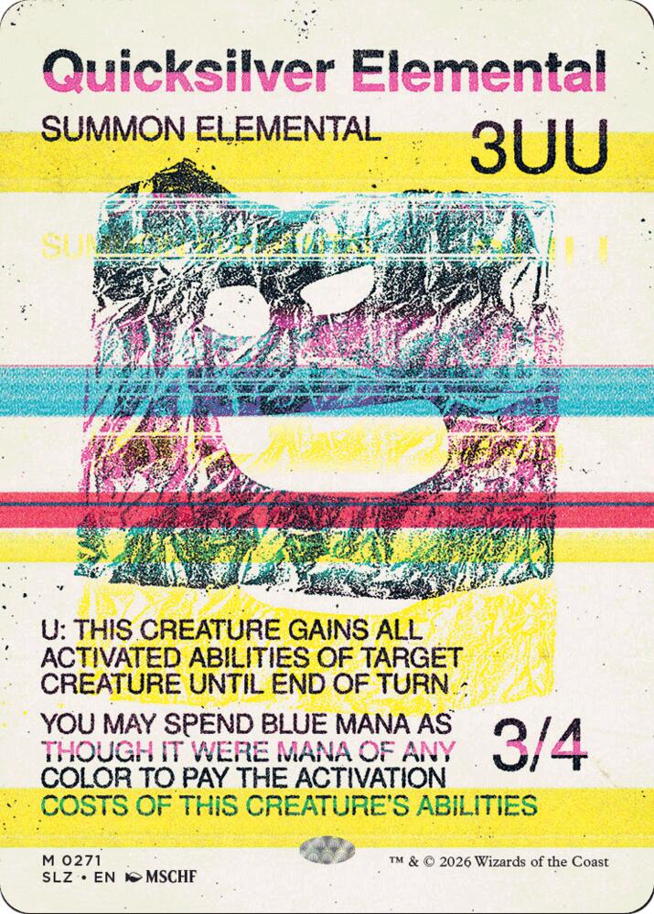 Quicksilver Elemental (0271) - Secret Lair x MSCHF: The Zeta Set
