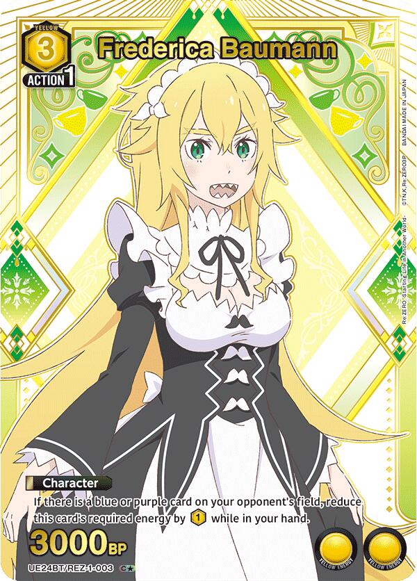 Frederica Baumann (UE24BT: Re:ZERO -Starting Life in Another World-) — Union Arena card