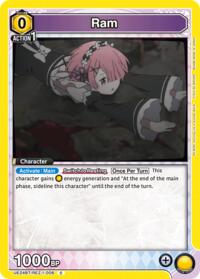 Ram (006) - Union Arena UE24BT: Re:ZERO -Starting Life in Another World- trading card