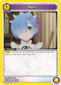 Rem (014) - Union Arena UE24BT: Re:ZERO -Starting Life in Another World- trading card