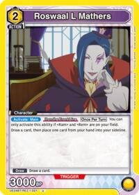 Roswaal L Mathers - Union Arena UE24BT: Re:ZERO -Starting Life in Another World- trading card