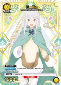 Emilia (023) (U*) - Union Arena UE24BT: Re:ZERO -Starting Life in Another World- trading card
