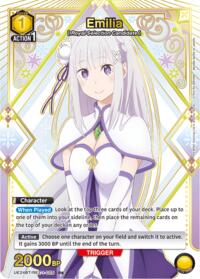 Emilia (025) (R*) - Union Arena UE24BT: Re:ZERO -Starting Life in Another World- trading card
