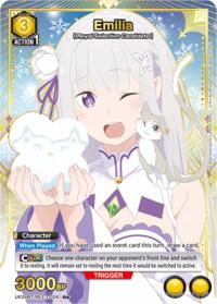 Emilia (026) (R*) - Union Arena UE24BT: Re:ZERO -Starting Life in Another World- trading card