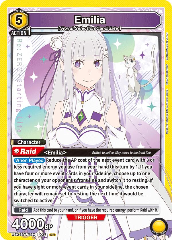 Emilia (027) Union Arena Card