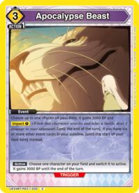 Apocalypse Beast - Union Arena UE24BT: Re:ZERO -Starting Life in Another World- trading card