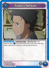 Subaru Natsuki (037) - Union Arena UE24BT: Re:ZERO -Starting Life in Another World- trading card