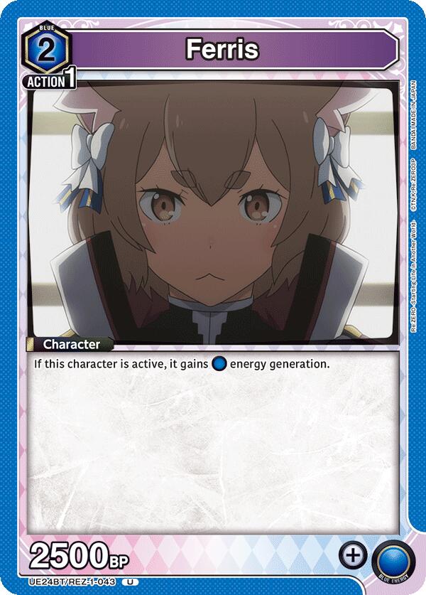 Ferris (043) (UE24BT: Re:ZERO -Starting Life in Another World-) — Union Arena card