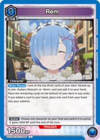 Rem (049) - Union Arena UE24BT: Re:ZERO -Starting Life in Another World- trading card