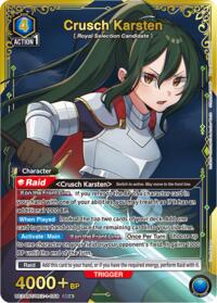 Crusch Karsten (058) (SR*) - Union Arena UE24BT: Re:ZERO -Starting Life in Another World- trading card