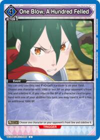 One Blow, A Hundred Felled - Union Arena UE24BT: Re:ZERO -Starting Life in Another World- trading card