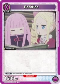 Beatrice (072) - Union Arena UE24BT: Re:ZERO -Starting Life in Another World- trading card