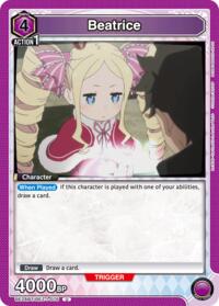Beatrice (075) - Union Arena UE24BT: Re:ZERO -Starting Life in Another World- trading card
