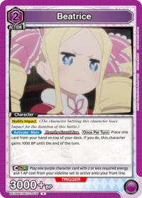Beatrice (076) - Union Arena UE24BT: Re:ZERO -Starting Life in Another World- trading card