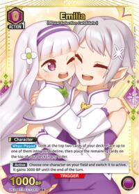 Emilia (083) (C*) - Union Arena UE24BT: Re:ZERO -Starting Life in Another World- trading card