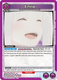 Emilia (088) - Union Arena UE24BT: Re:ZERO -Starting Life in Another World- trading card