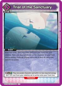 Trial of the Sanctuary - Union Arena UE24BT: Re:ZERO -Starting Life in Another World- trading card