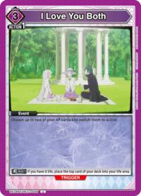 I Love You Both - Union Arena UE24BT: Re:ZERO -Starting Life in Another World- trading card