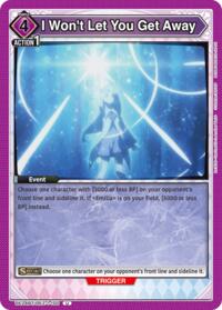 I Won't Let You Get Away - Union Arena UE24BT: Re:ZERO -Starting Life in Another World- trading card