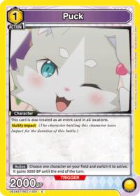 Puck - Union Arena UE24ST: Re:ZERO -Starting Life in Another World- Starter Deck trading card