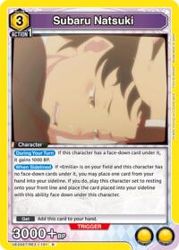 Subaru Natsuki - Union Arena UE24ST: Re:ZERO -Starting Life in Another World- Starter Deck trading card