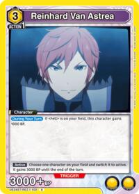 Reinhard Van Astrea - Union Arena UE24ST: Re:ZERO -Starting Life in Another World- Starter Deck trading card