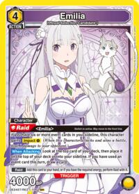 Emilia (106) - Union Arena UE24ST: Re:ZERO -Starting Life in Another World- Starter Deck trading card