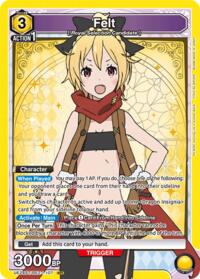 Felt (107) - Union Arena UE24ST: Re:ZERO -Starting Life in Another World- Starter Deck trading card