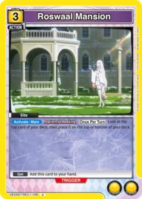 Roswaal Mansion - Union Arena UE24ST: Re:ZERO -Starting Life in Another World- Starter Deck trading card