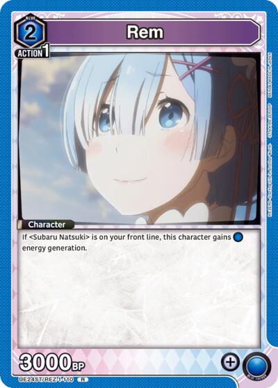 Rem (110) UE24ST: Re:ZERO -Starting Life in Another World- Starter Deck card price