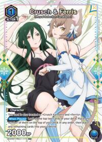 Crusch & Ferris (R*) - Union Arena UE24ST: Re:ZERO -Starting Life in Another World- Starter Deck trading card