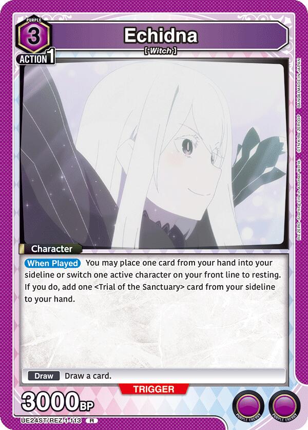 Echidna (UE24ST: Re:ZERO -Starting Life in Another World- Starter Deck) — Union Arena card